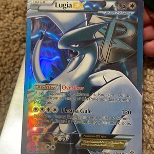 Lugia EX pokémon card